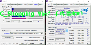 Intel Coffee Lake 6C "Engineering Sample" @ 5.0 GHz